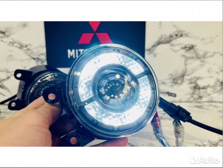 Противотуманки Mitsubishi Outlаndеr BI-LED 3 в1