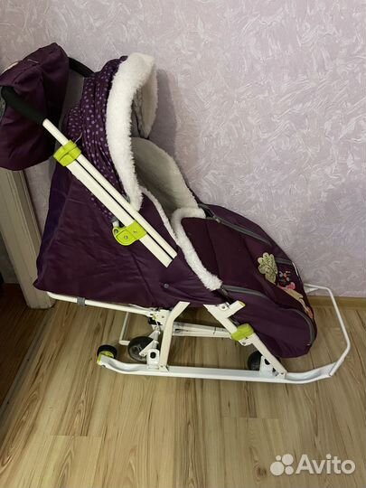 Санки коляска ника