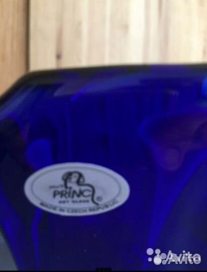 Ваза Высокая Принц Чехия Эффект Optish. Ручная Выд