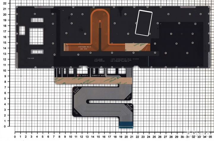 Клавиатура для Asus ROG GX501VS GX501VSK черная c