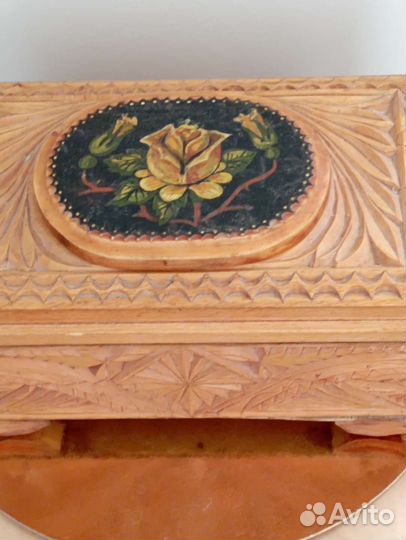 Шкатулка деревянная СССР