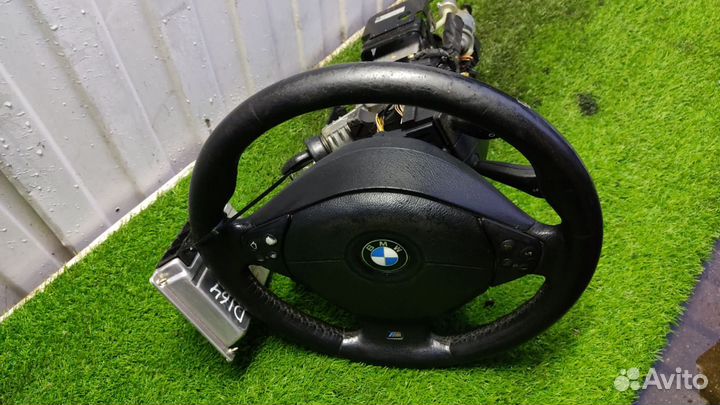Руль на BMW 5 E39 кожаный с круизом рестайлинг