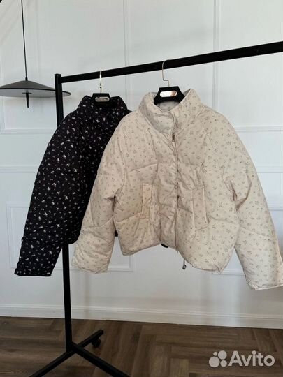 Женская куртка в цветочек