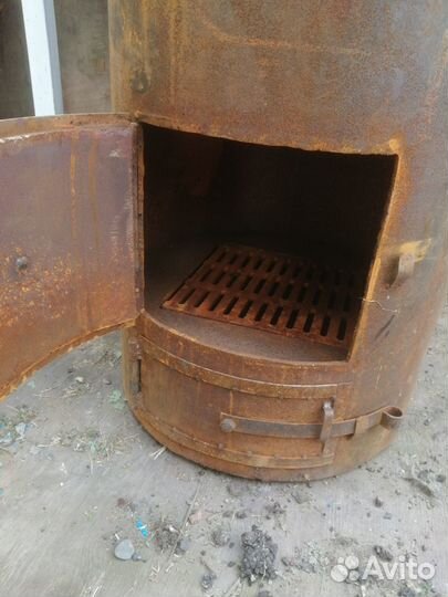 Печь банная с баком