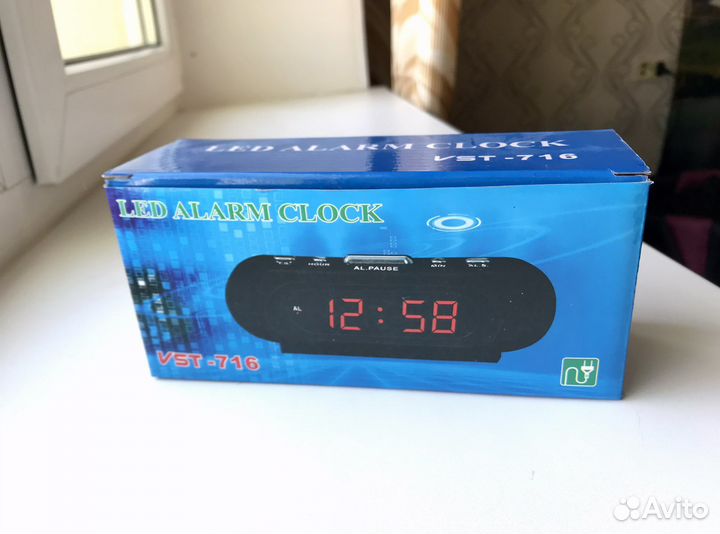 Настольные электронные часы-будильник VST 716