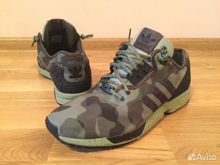 Camo zx cheap flux adidas