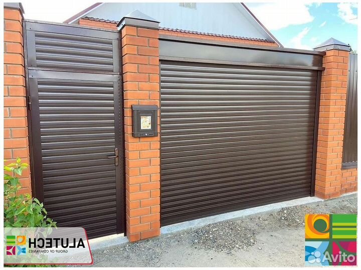 Ворота алютех роллетные