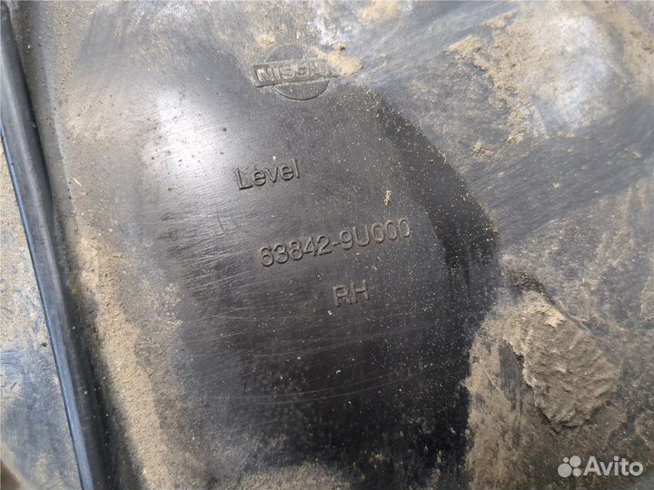 Защита арок (подкрылок) Nissan Note E11, 2007