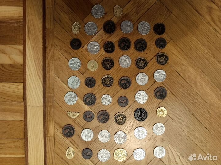 Монеты из пятерочки и магнита