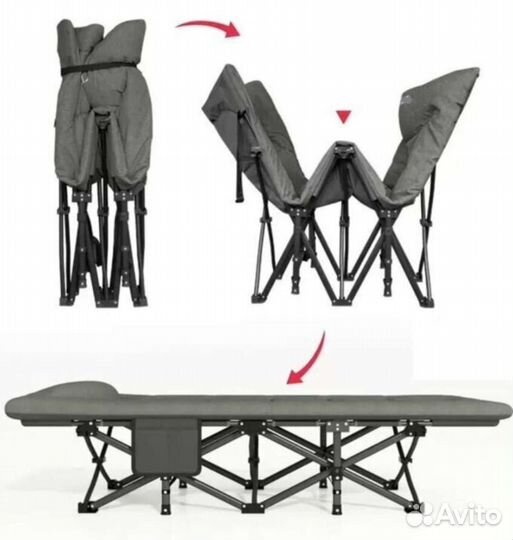 Раскладушка туристическая складная