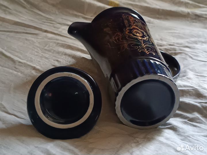 Кувшин с крышкой. СССР. Кобальт