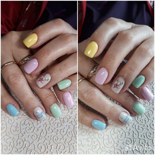 Скобы,титановая нить.Маникюр,педикюр,наращ.ногтей