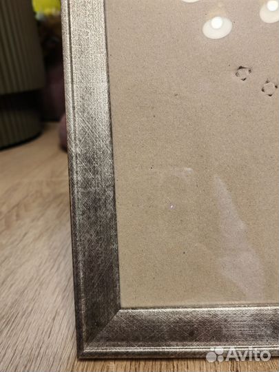 Фоторамки 18 на 24 см, 3 шт., цвет-серебро