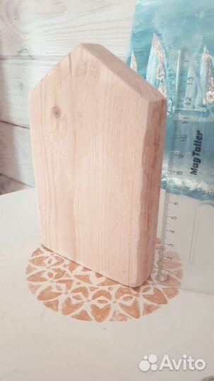 Деревянные домики основа для рукоделия