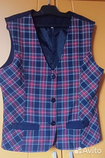 Школьный жилет для девочки 40 размер
