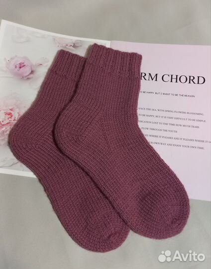 Носки вязаные ручной работы размер 41-42