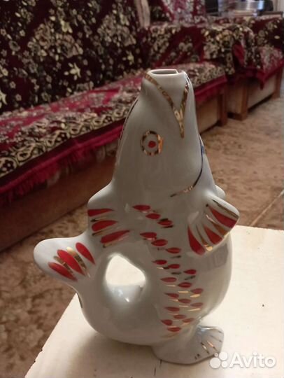 Графин рыба под реставрацию