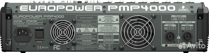 Микшер-усилитель Behringer PMP4000