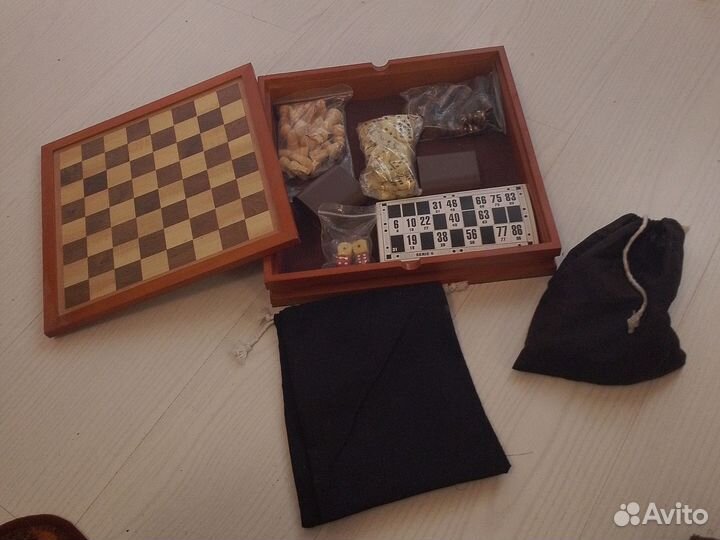 Игральные наборы 5в1, покер, карты