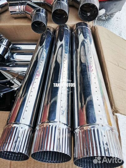 Труба нержавейка 60/65/70/80мм для рыбалки