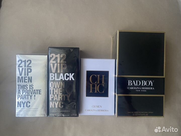 Туалетная вода carolina herrera men оригинал