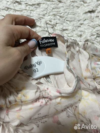 Платье для девочки 92