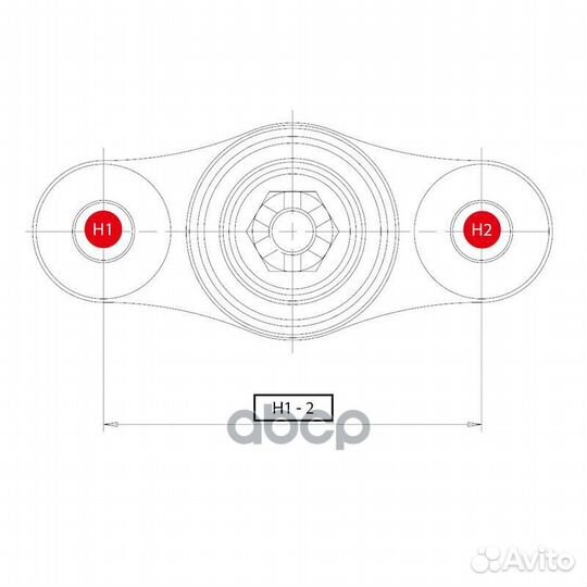 Опора шаровая LR lexus GS III 0611 CBT80 CTR C