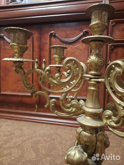 Подсвечник бронза