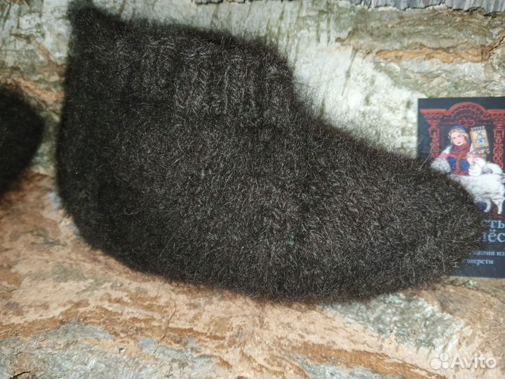 Носочки-следочки из собачьей шерсти