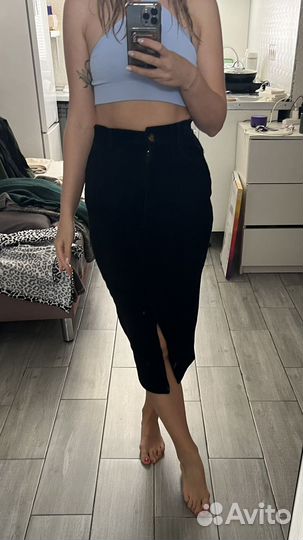 Вельветовая юбка