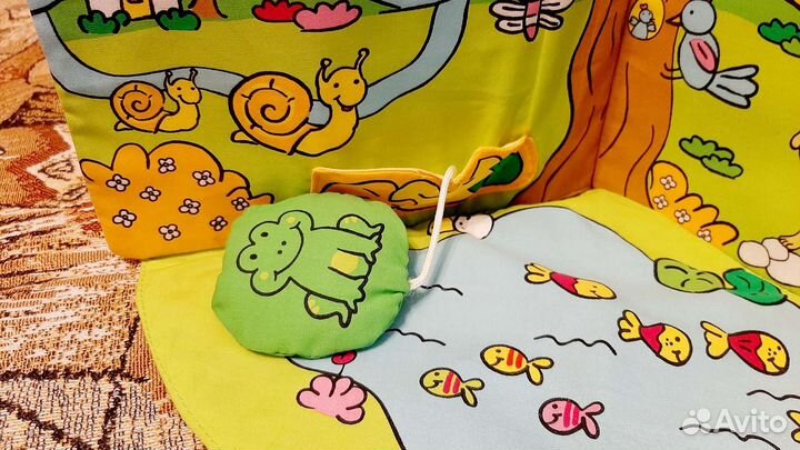 Мягкая развивающая книжка