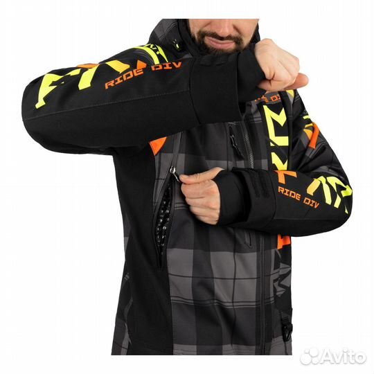 Комбинезон FXR Helium без утеплителя Black Plaid/I