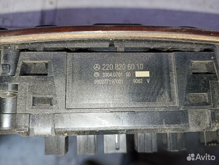 Блок кнопок центр консоли mercedes w220 s 320