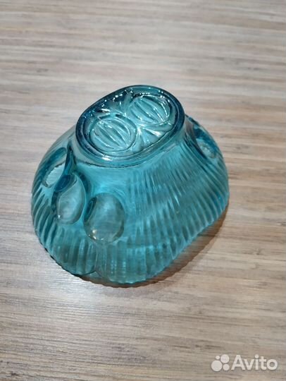 Конфетница СССР цветное стекло