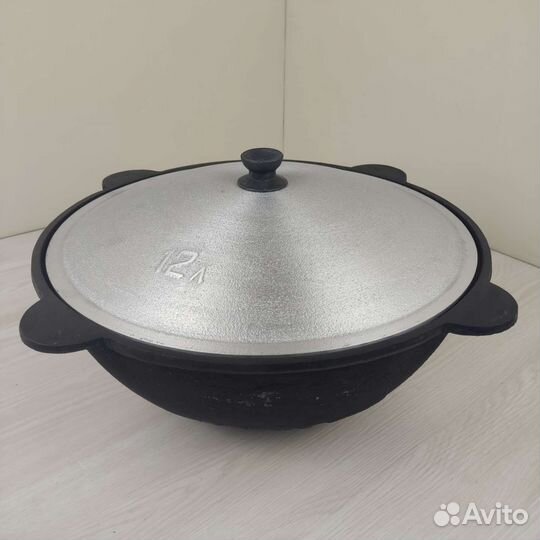 Казан 12л чугунный