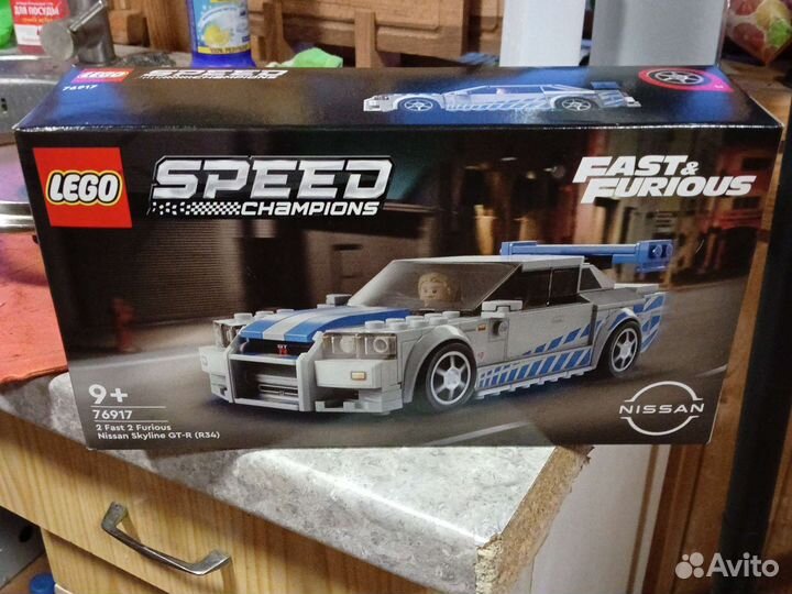 Новый Lego Speed Champions 76917 Nissan Skyline