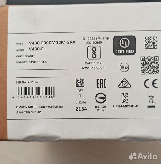 Камера Omron, система идентификации V430-F Omron