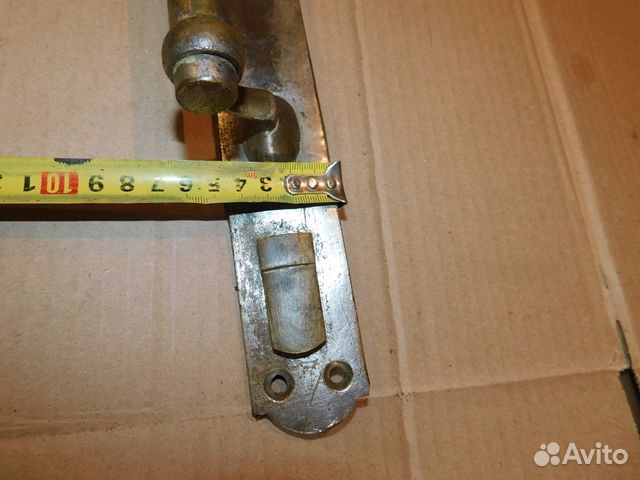 Антикварная,дверная ручка с усадьбы фабриканта