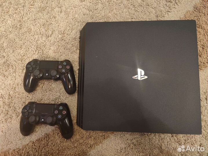 Игровая приставка ps4 pro 1tb с играми