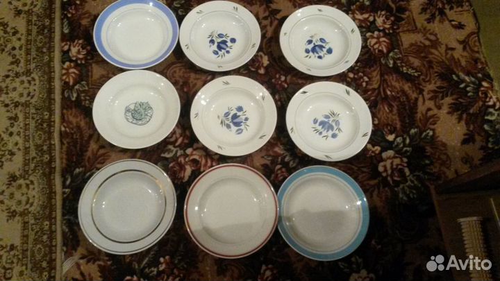 9 больших новых тарелок СССР