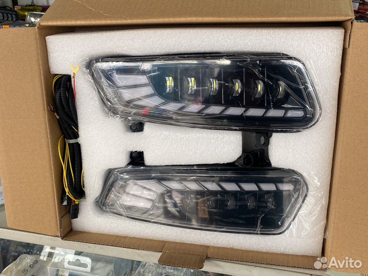 Туманки в volkswagen polo LED 60watt SAL-man