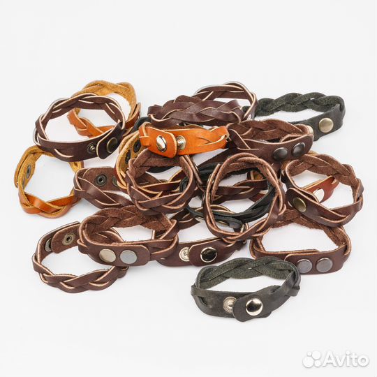 Браслеты на руку из натуральной кожи