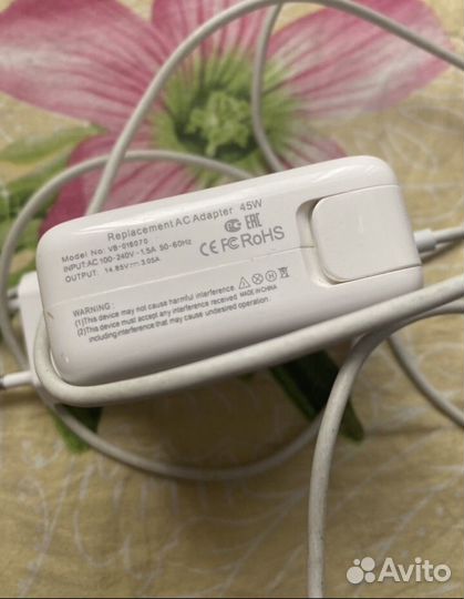 Зарядка для macbook air 13