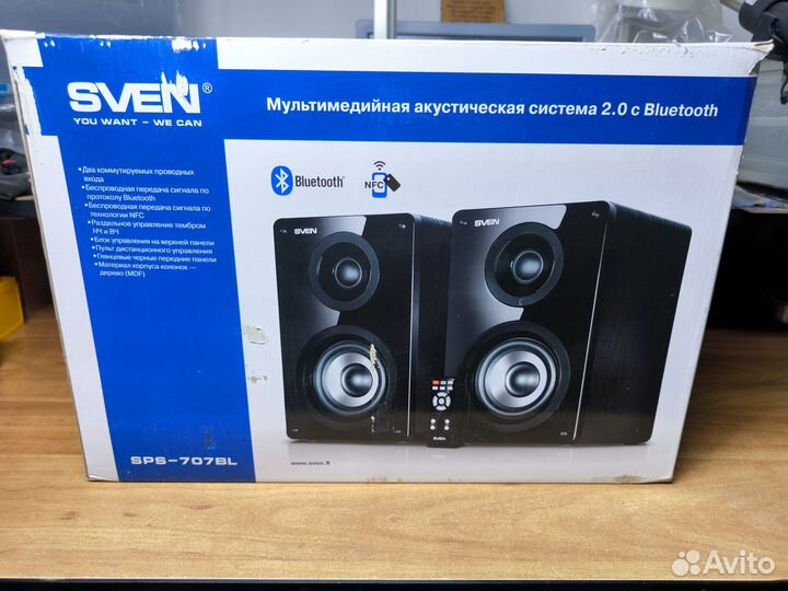 Колонки Sven SPS-707BL