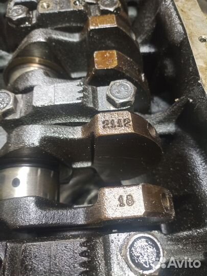 Блок коленвал шатуны 08, приора