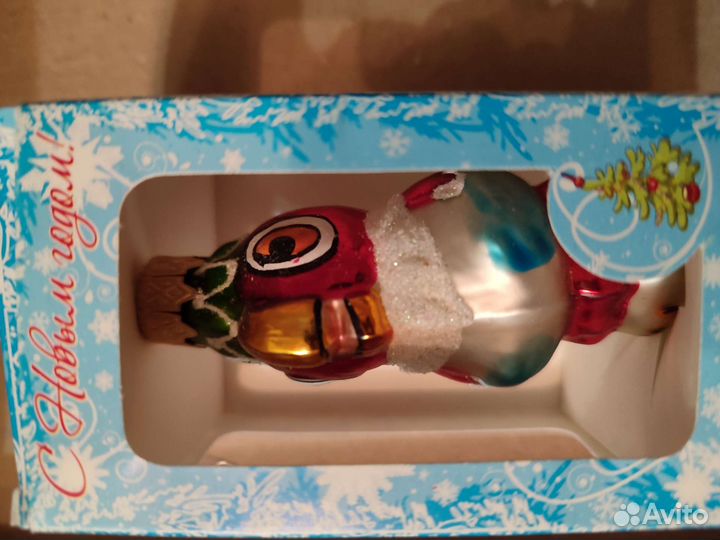 Елочные игрушки стекло