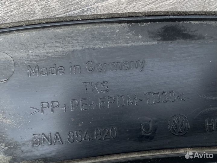 Volkswagen tiguan 2 накладка крыла