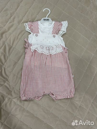 Летняя одежда на двочку 86