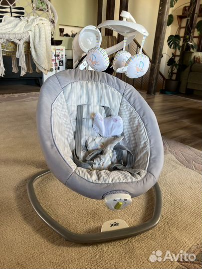 Детские электронные качели для новорожденных Joie