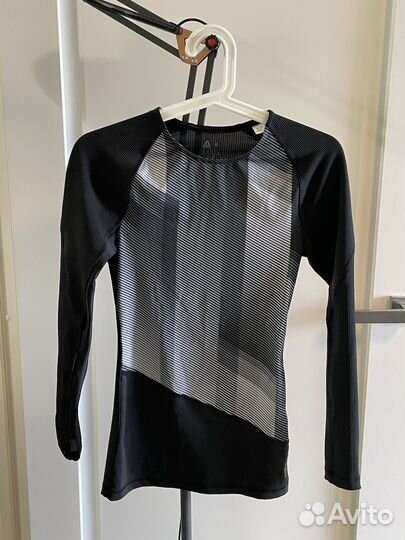 Лонгслив reebok компрессионная футболка